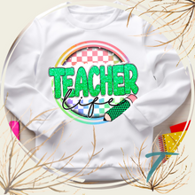 Load image into Gallery viewer, Cute Checkered Pencil topped with Pink Bow