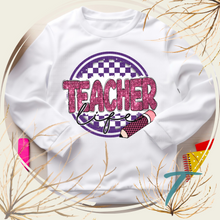 Load image into Gallery viewer, Cute Checkered Pencil topped with Pink Bow