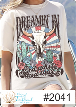 Load image into Gallery viewer, Dreamin' in Red White and Blue