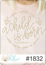 Load image into Gallery viewer, A Child is Born  1832