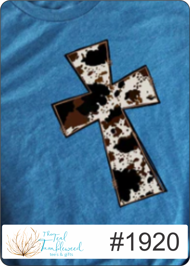 Cow Print Cross 