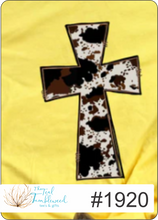 Load image into Gallery viewer, Cow Print Cross (1920)