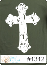 Load image into Gallery viewer, Distressed Cross (1312)