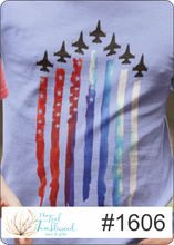 Load image into Gallery viewer, American Flag with Jets 1606