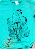 Steer Skull on Ear Tag