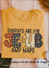 Load image into Gallery viewer, Sundays are for Jesus and Naps

