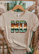North Dakota Aztec Print