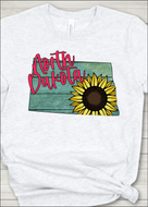 North Dakota State Pink Writing