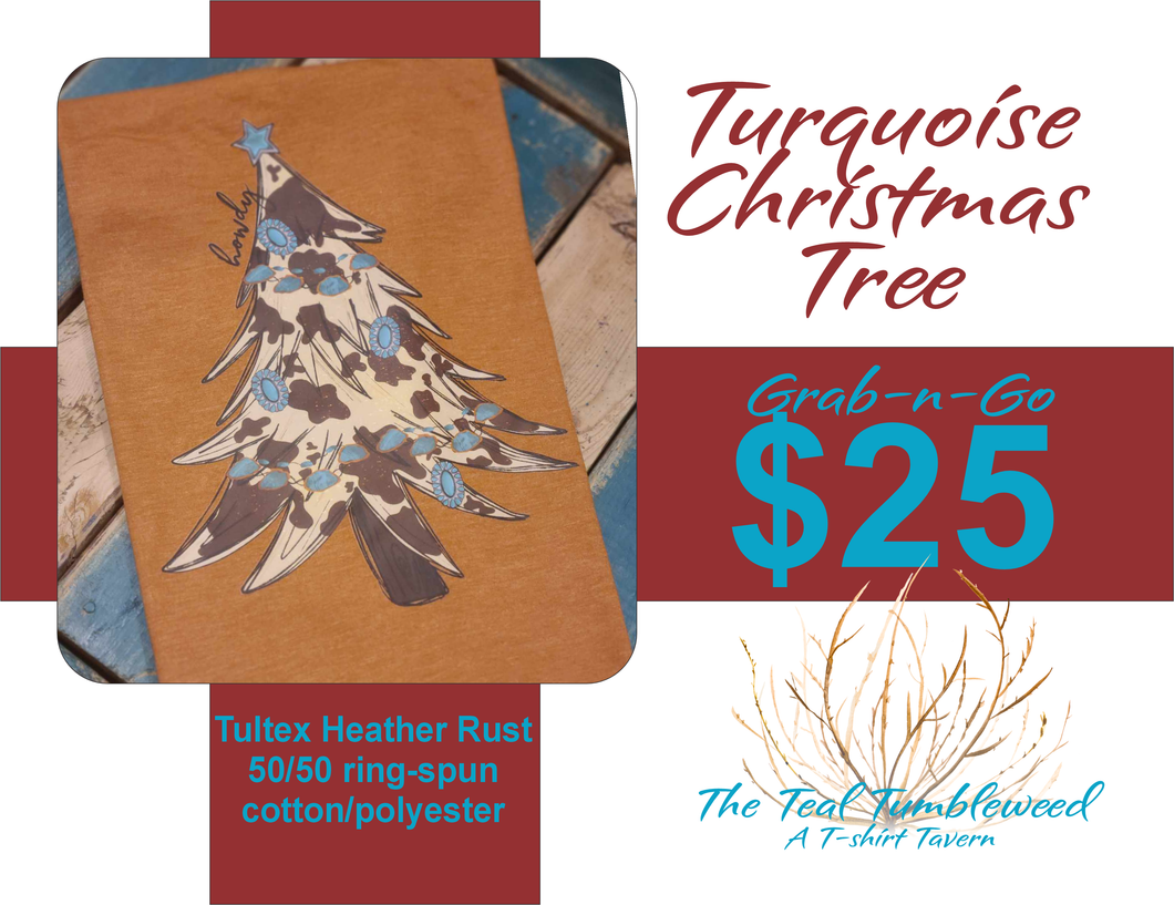 Turquoise Christmas Tree