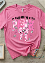 Load image into Gallery viewer, In October We Wear Pink Bow

