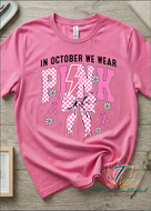 In October We Wear Pink Bow