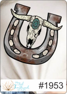 Lucky Horseshoe Steer Head